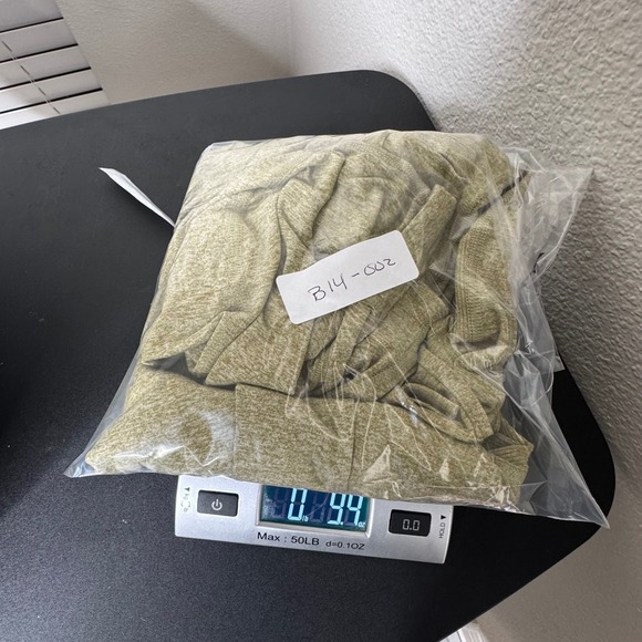 Athleta Uptempo‎ II Hoodie Sweatshirt Olive Green Lounge Athleisure Size L - Picture 10 of 10